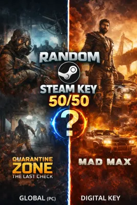Random Steam Key - 50/50 (Quarantine Zone - The Last Check / Mad Max)